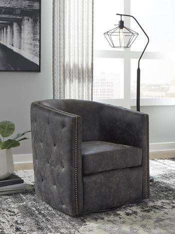 Brentlow Swivel Accent Chair - Atchison Furniture Company (Atchison, KS)