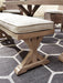 Beachcroft Outdoor Bench with Cushion - Atchison Furniture Company (Atchison, KS)