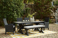Beachcroft Outdoor Bench with Cushion - Atchison Furniture Company (Atchison, KS)