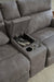 Next-Gen DuraPella Power Reclining Sectional Loveseat with Console - Atchison Furniture Company (Atchison, KS)