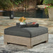 Citrine Park Outdoor Ottoman with Cushion - Atchison Furniture Company (Atchison, KS)