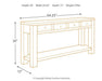 Gavelston Sofa/Console Table - Atchison Furniture Company (Atchison, KS)