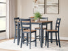 Gesthaven Counter Height Dining Table and 4 Barstools (Set of 5) - Atchison Furniture Company (Atchison, KS)