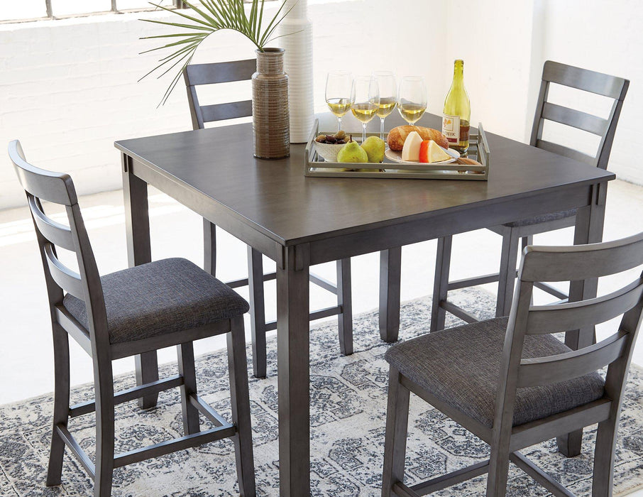 Bridson Counter Height Dining Table and Bar Stools (Set of 5) - Atchison Furniture Company (Atchison, KS)