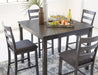 Bridson Counter Height Dining Table and Bar Stools (Set of 5) - Atchison Furniture Company (Atchison, KS)