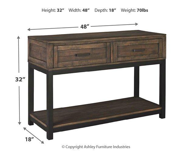 Johurst Sofa/Console Table - Atchison Furniture Company (Atchison, KS)