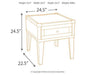 Todoe End Table Set - Atchison Furniture Company (Atchison, KS)