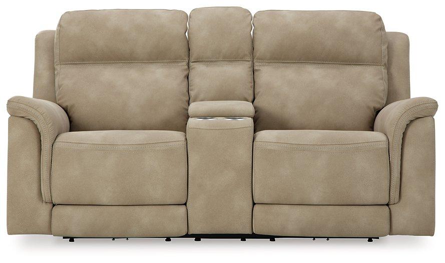 Next-Gen DuraPella Power Reclining Loveseat with Console - Atchison Furniture Company (Atchison, KS)