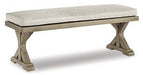 Beachcroft Outdoor Bench with Cushion - Atchison Furniture Company (Atchison, KS)