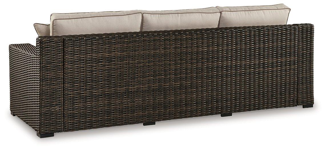 Coastline Bay Outdoor Sofa with Cushion - Atchison Furniture Company (Atchison, KS)