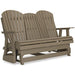 Hyland wave Outdoor Glider Loveseat - Atchison Furniture Company (Atchison, KS)