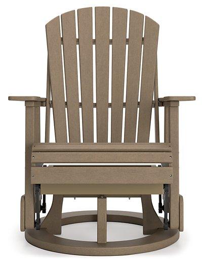 Hyland wave Outdoor Swivel Glider Chair - Atchison Furniture Company (Atchison, KS)