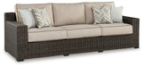 Coastline Bay Outdoor Sofa with Cushion - Atchison Furniture Company (Atchison, KS)