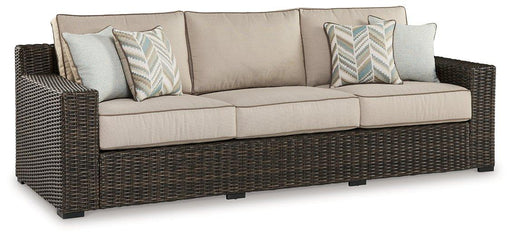 Coastline Bay Outdoor Sofa with Cushion - Atchison Furniture Company (Atchison, KS)