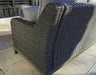 Elite Park Outdoor Loveseat with Cushion - Atchison Furniture Company (Atchison, KS)