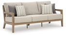 Hallow Creek Outdoor Sofa with Cushion - Atchison Furniture Company (Atchison, KS)