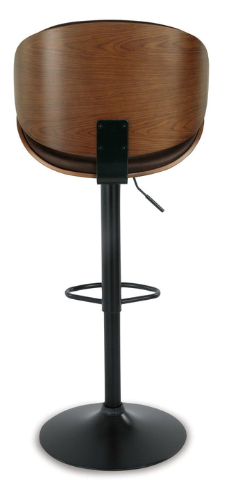 Bellatier Adjustable Height Bar Stool - Atchison Furniture Company (Atchison, KS)