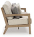 Hallow Creek Outdoor Sofa with Cushion - Atchison Furniture Company (Atchison, KS)