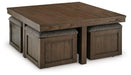 Boardernest Coffee Table with 4 Stools - Atchison Furniture Company (Atchison, KS)