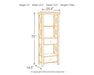Bolanburg Display Cabinet - Atchison Furniture Company (Atchison, KS)
