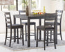 Bridson Counter Height Dining Table and Bar Stools (Set of 5) - Atchison Furniture Company (Atchison, KS)