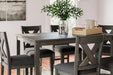 Caitbrook Counter Height Dining Table and Bar Stools (Set of 7) - Atchison Furniture Company (Atchison, KS)