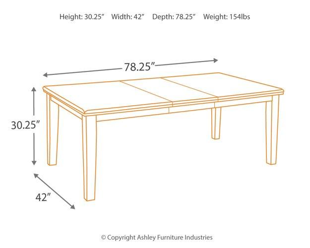 Haddigan Dining Extension Table - Atchison Furniture Company (Atchison, KS)