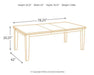 Haddigan Dining Extension Table - Atchison Furniture Company (Atchison, KS)