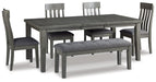 Hallanden Dining Room Set - Atchison Furniture Company (Atchison, KS)
