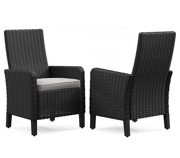 Beachcroft Outdoor Arm Chair with Cushion (Set of 2) - Atchison Furniture Company (Atchison, KS)