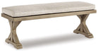 Beachcroft Outdoor Bench with Cushion - Atchison Furniture Company (Atchison, KS)
