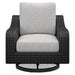Beachcroft Outdoor Swivel Lounge with Cushion - Atchison Furniture Company (Atchison, KS)