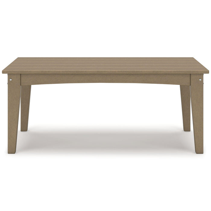 Hyland wave Outdoor Coffee Table - Atchison Furniture Company (Atchison, KS)