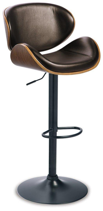 Bellatier Adjustable Height Bar Stool - Atchison Furniture Company (Atchison, KS)