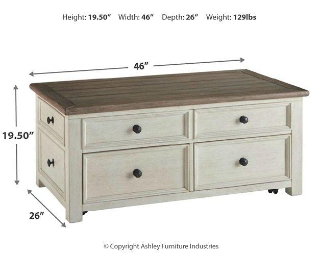 Bolanburg Coffee Table with Lift Top - Atchison Furniture Company (Atchison, KS)