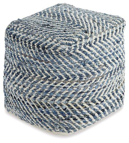 Chevron Pouf - Atchison Furniture Company (Atchison, KS)