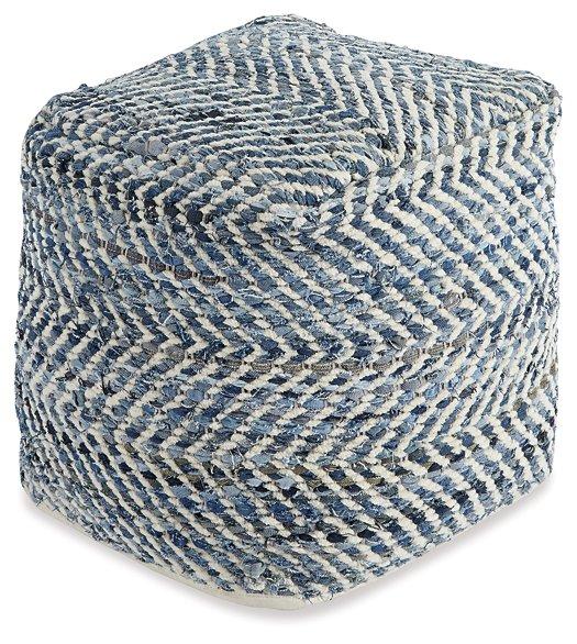 Chevron Pouf - Atchison Furniture Company (Atchison, KS)