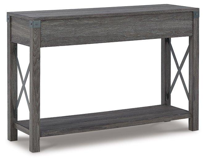 Freedan Sofa/Console Table - Atchison Furniture Company (Atchison, KS)