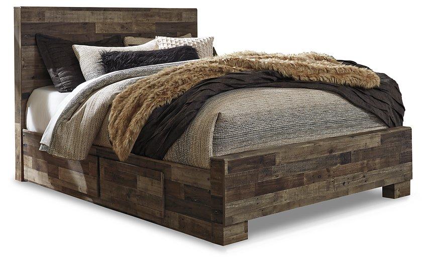 Derekson Bed with 2 Side Storage - Atchison Furniture Company (Atchison, KS)