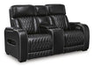 Boyington Power Reclining Loveseat with Console - Atchison Furniture Company (Atchison, KS)