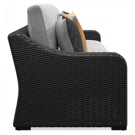 Beachcroft 2-Piece Outdoor Loveseat with Cushion - Atchison Furniture Company (Atchison, KS)
