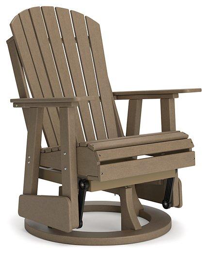 Hyland wave Outdoor Swivel Glider Chair - Atchison Furniture Company (Atchison, KS)