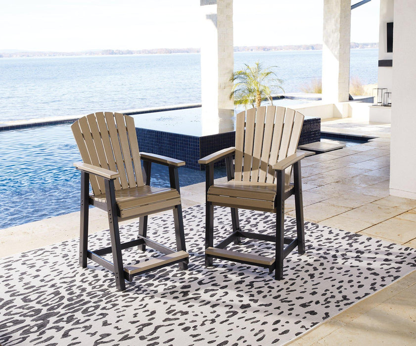 Fairen Trail Outdoor Counter Height Bar Stool (Set of 2) - Atchison Furniture Company (Atchison, KS)