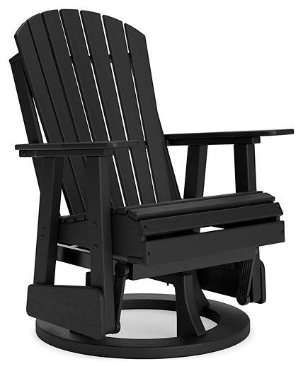 Hyland wave Outdoor Swivel Glider Chair - Atchison Furniture Company (Atchison, KS)