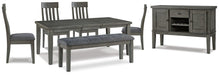 Hallanden Dining Room Set - Atchison Furniture Company (Atchison, KS)