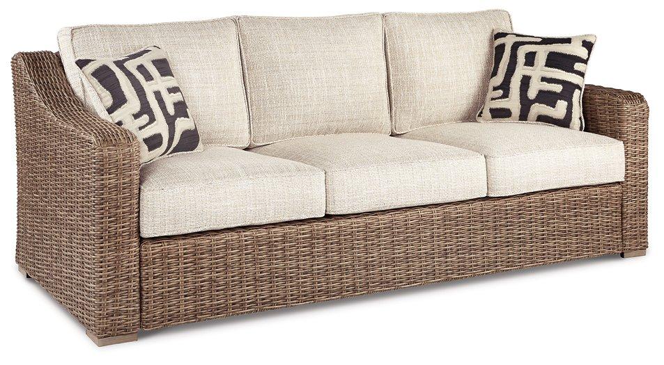 Beachcroft Outdoor Sofa with Cushion - Atchison Furniture Company (Atchison, KS)