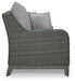 Elite Park Outdoor Loveseat with Cushion - Atchison Furniture Company (Atchison, KS)
