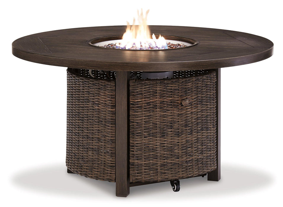 Paradise Trail Outdoor Loveseat, Lounge Chairs and Fire Pit Table - Atchison Furniture Company (Atchison, KS)