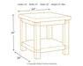 Carynhurst End Table - Atchison Furniture Company (Atchison, KS)
