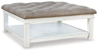 Kanwyn Upholstered Ottoman Coffee Table - Atchison Furniture Company (Atchison, KS)